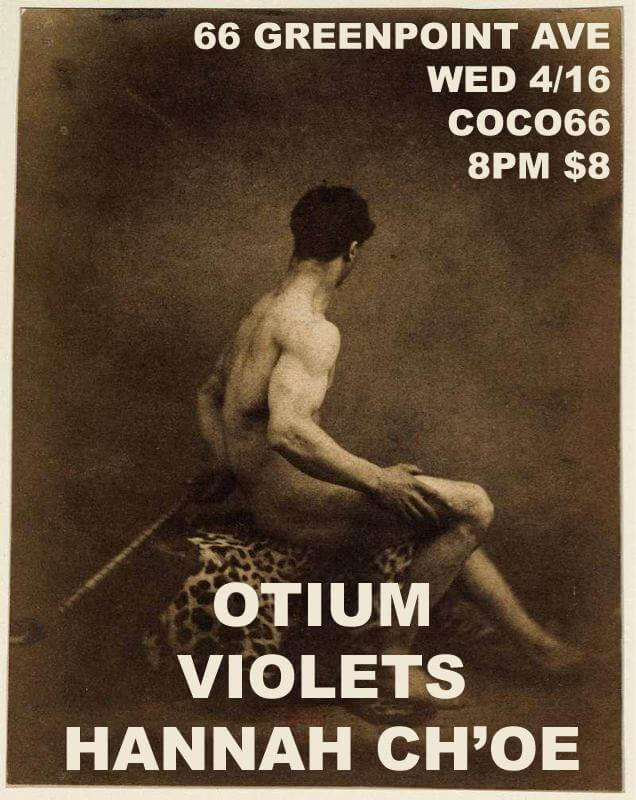 Music Flyer for Violets