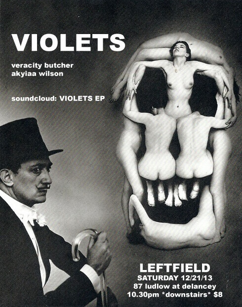 Music Flyer for Violets