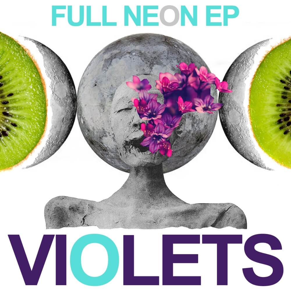 Violets Full Neon EP Artwork